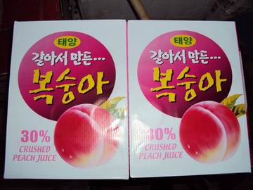 韩国桃汁