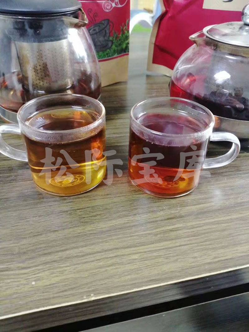 茶汤颜色对比